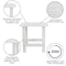 Flash Furniture 2 Modern White Adirondack Rockers & Side Table JJ-C14709-2-T14001-WH-GG - alternate 9